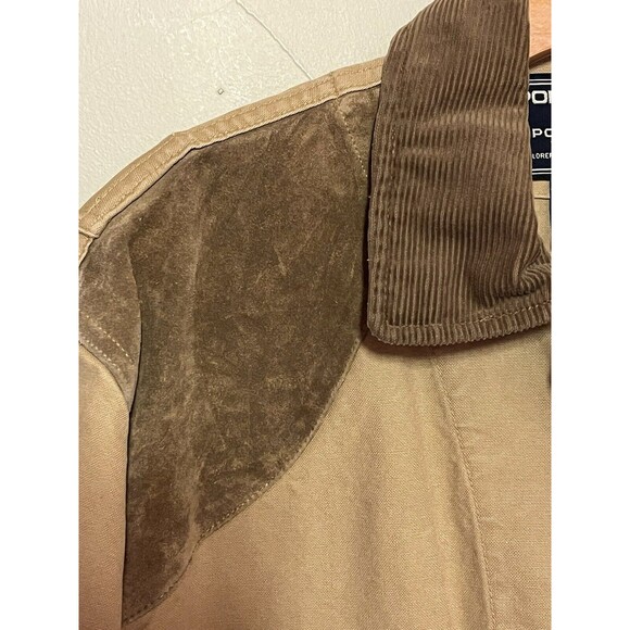 Polo Sport VTG Women’s M Canvas, Suede, Corduroy Barn Coat, Hunting Chore Jacket - Picture 5 of 10